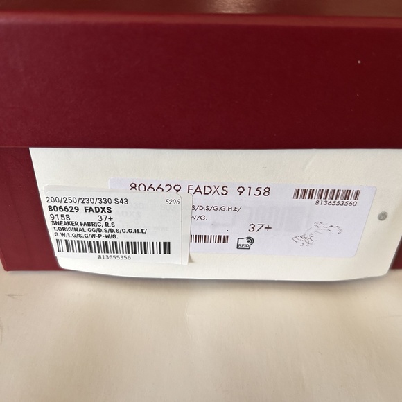 GUCCI Women's Screener WMNS White Original "GG" Canvas Sneaker Size 7.5 NIB - Picture 7 of 12